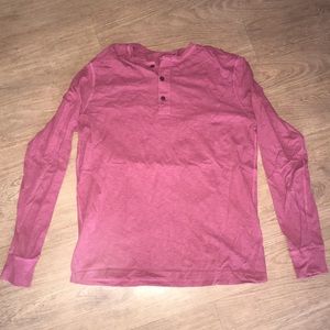 J. Crew Mahogany Garment-Dyed Henley